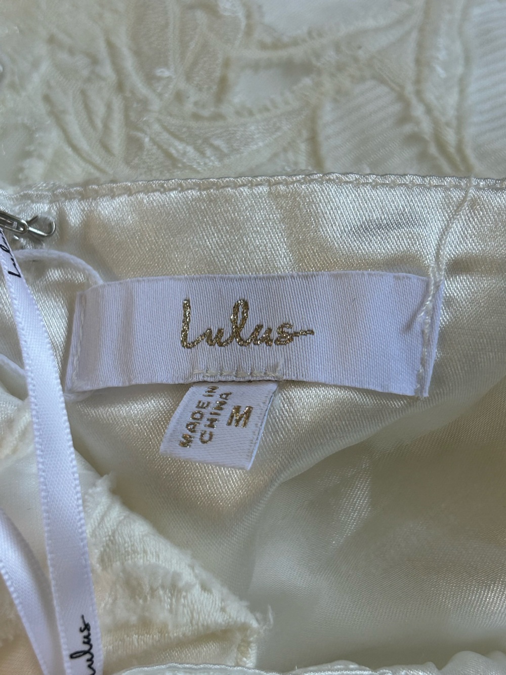 NWT Lulus Corsen Ivory Floral Jacquard Corset A-Line Maxi Dress - Picture 14 of 15